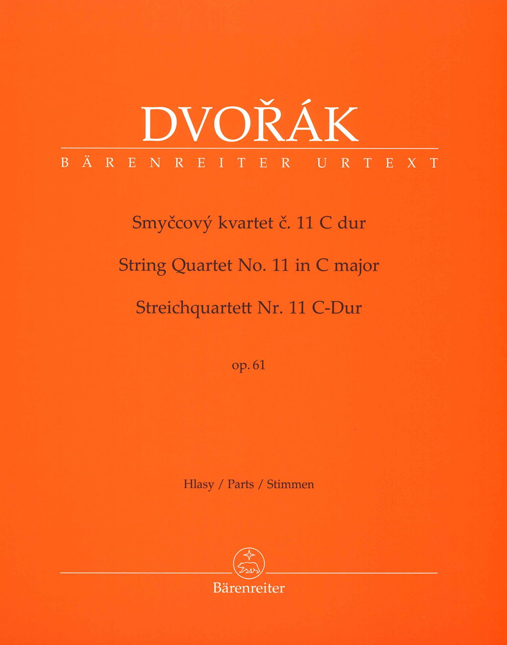 Dvorak, String Quartet No. 11, op. 61 (Barenreiter)