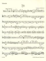 Beethoven, Trio op. 97 Archduke (Del Mar (Barenreiter)