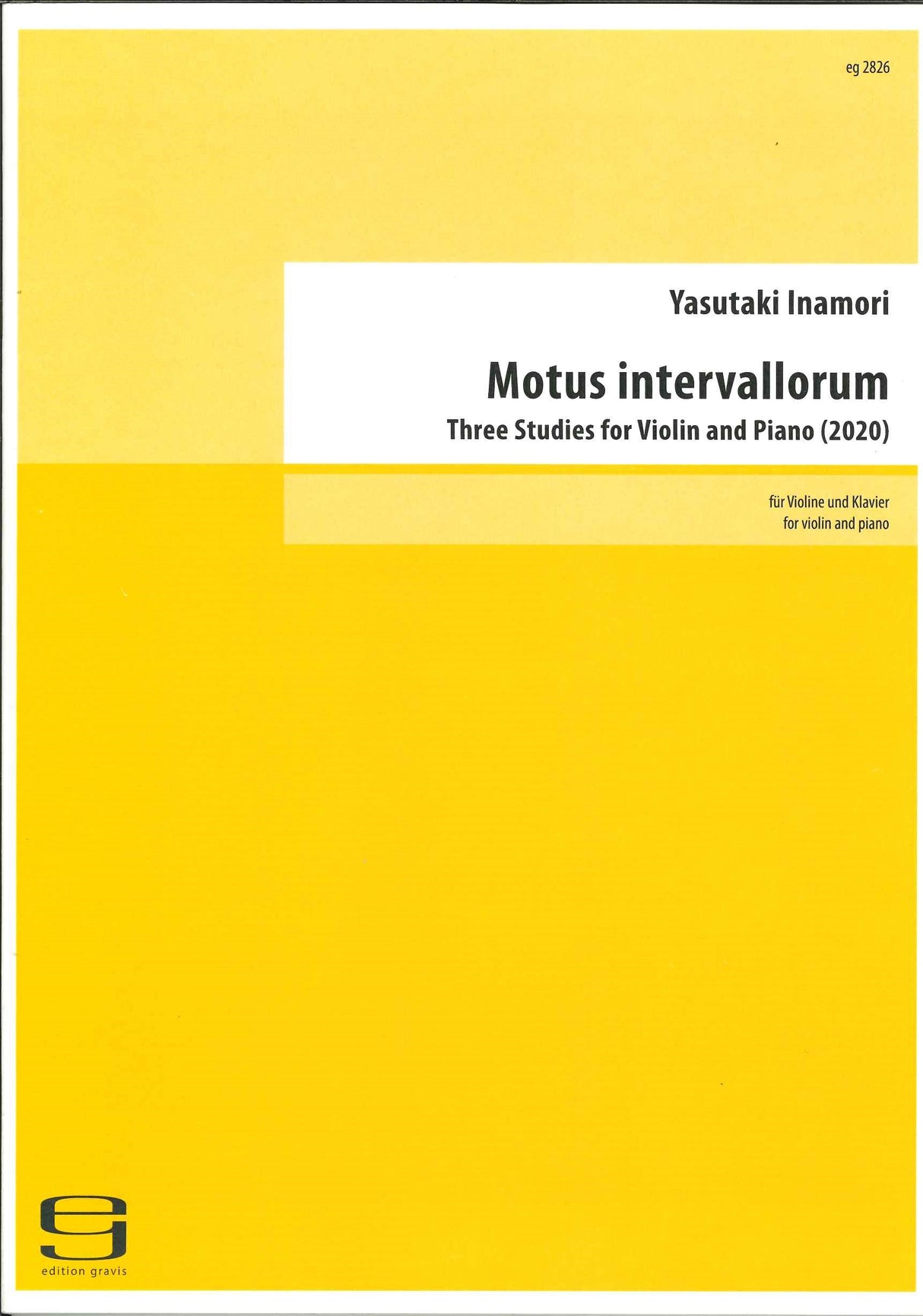 Inamori, Motus intervallorum (Vn,Pf) (Gravis)