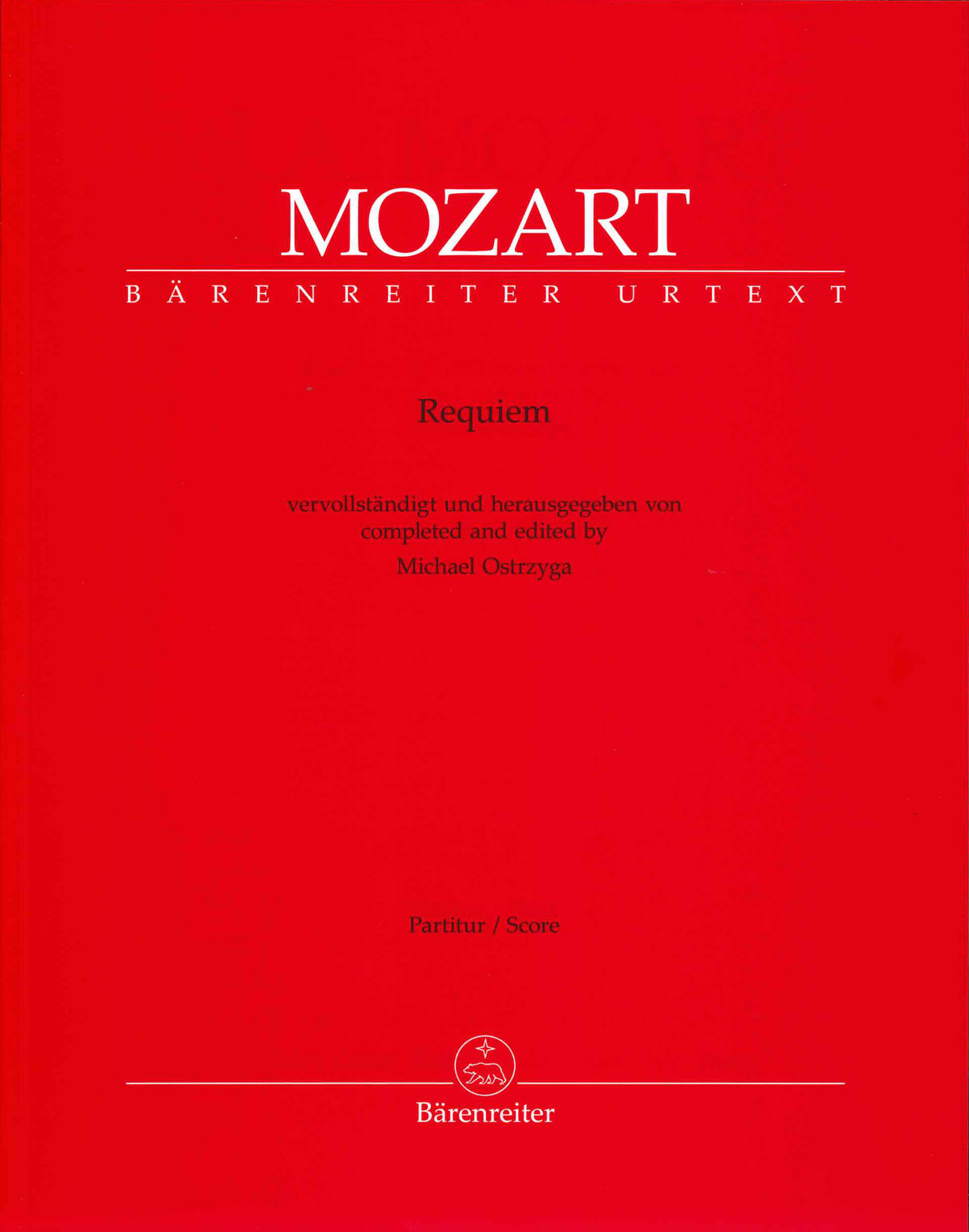 Mozart, Requiem (Ostrzyga) Full Score (Barenreiter)