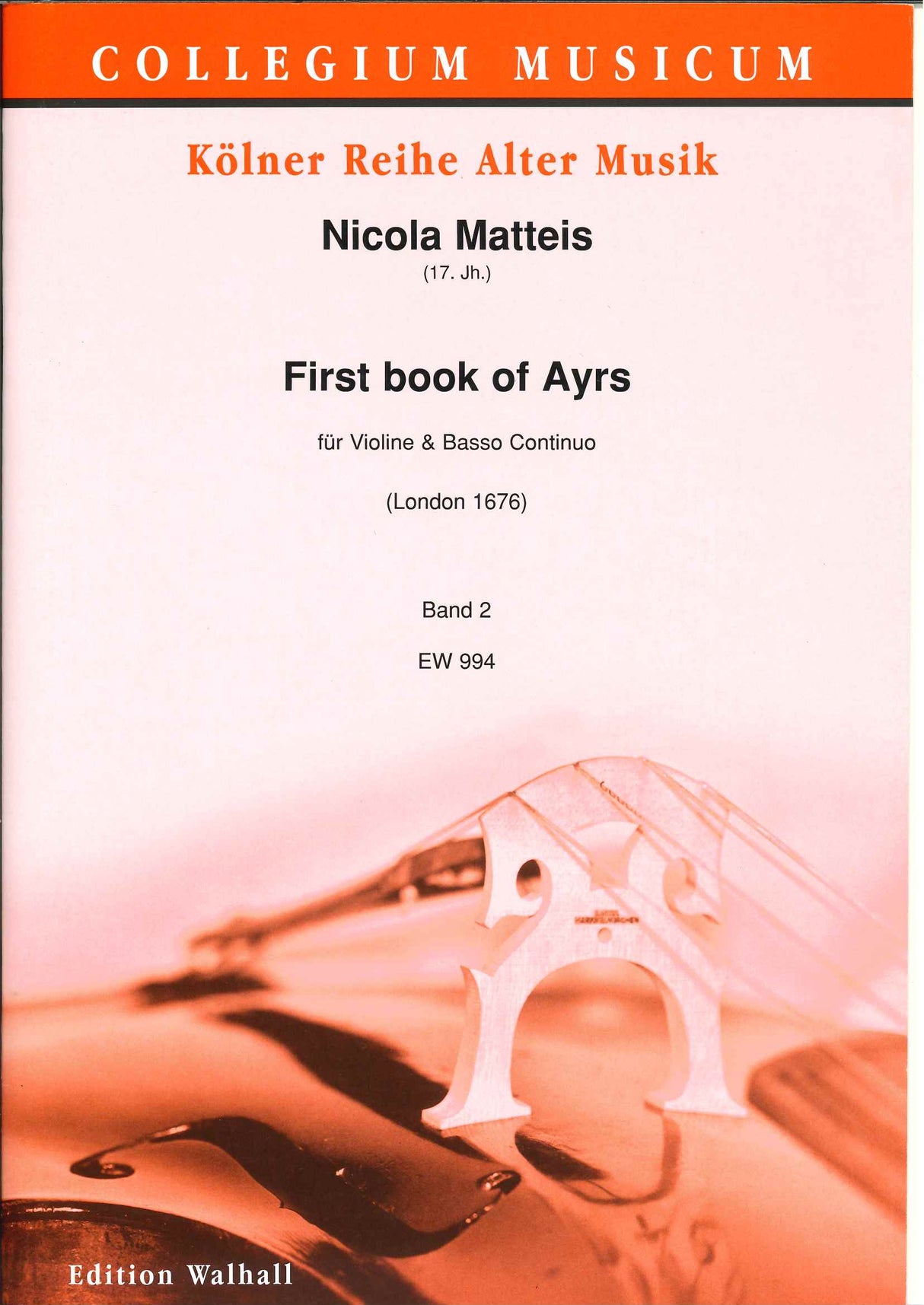 Matteins, First Book of Ayres 2 (Walhall)