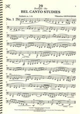 Gionanidis, 29 Bel Canto Studies (Vikentios Gionanidis)