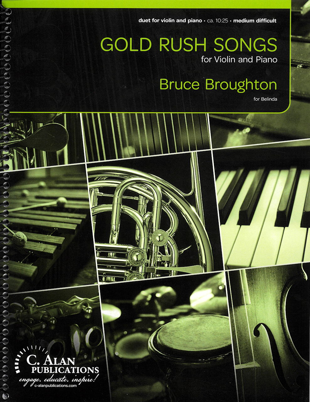 Broughton, Gold Rush Songs (Vn,Pf) (C.Alan)