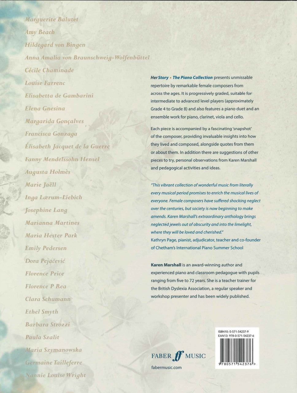 Her Story: 29 Female Composers (Faber Music)