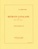 Brouwer, Retrats catalans (Guit,Orch) (Eschig)