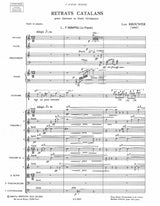 Brouwer, Retrats catalans (Guit,Orch) (Eschig)