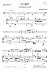 Matalon, Sombra. Etude (Billaudot)