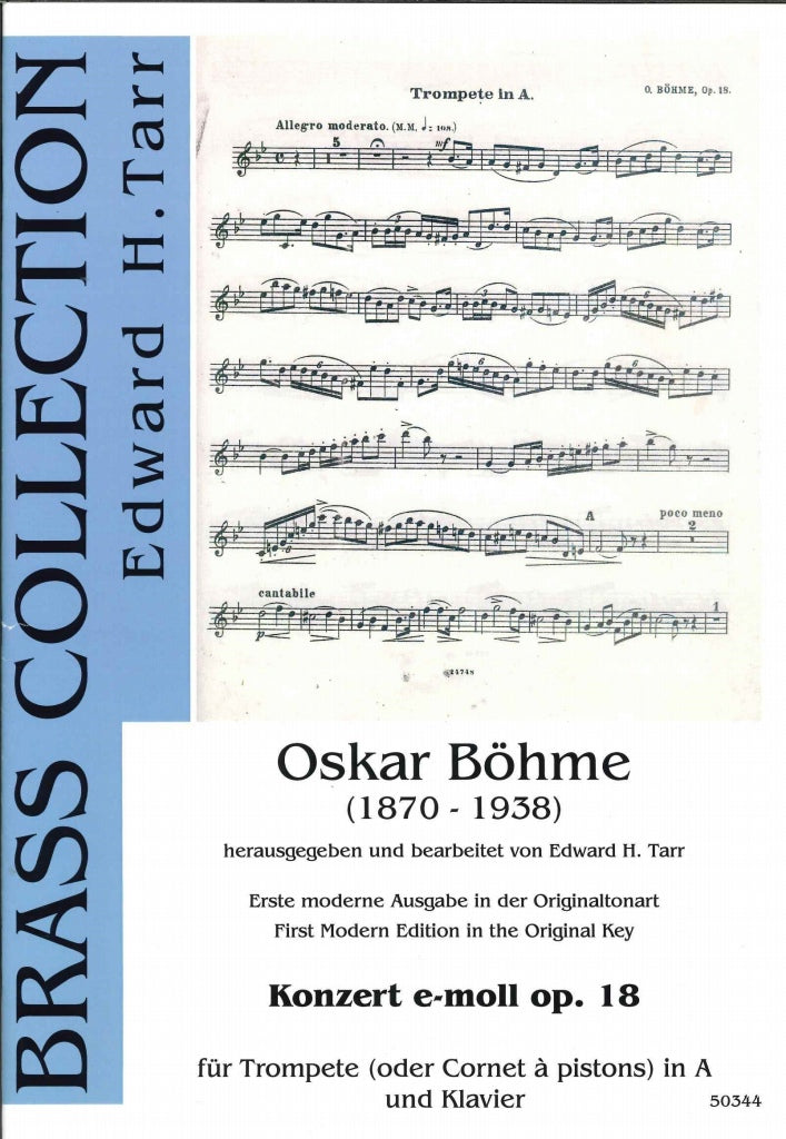 Bohme, Concerto in e op. 18 (Tarr) (Martin Schmid)