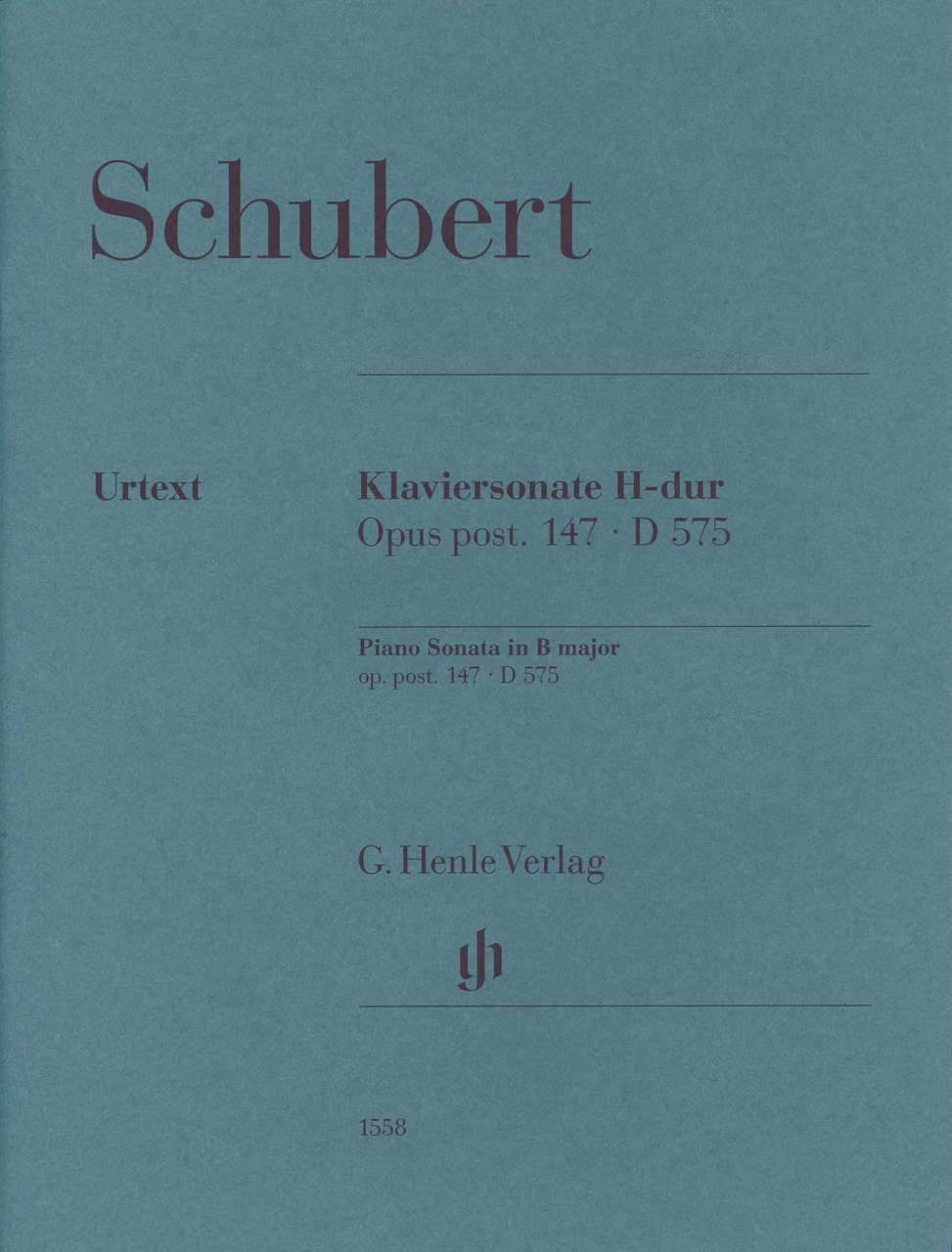 Schubert, Sonata D 575 in B maj. (Henle)