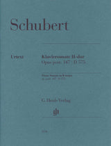 Schubert, Sonata D 575 in B maj. (Henle)