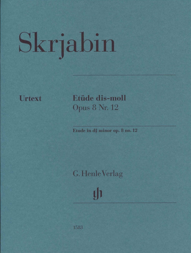 Scriabin, Etude op. 8/12 in d# (Henle)