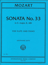 Mozart, Sonata KV 481 in Eb (Fl,Pf) (IMC)