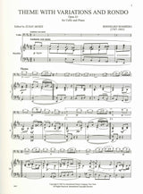 Romberg, Theme with Variations and Rondo (IMC)