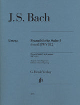 Bach, Franzosische Suite I (non-fing.) (Henle)