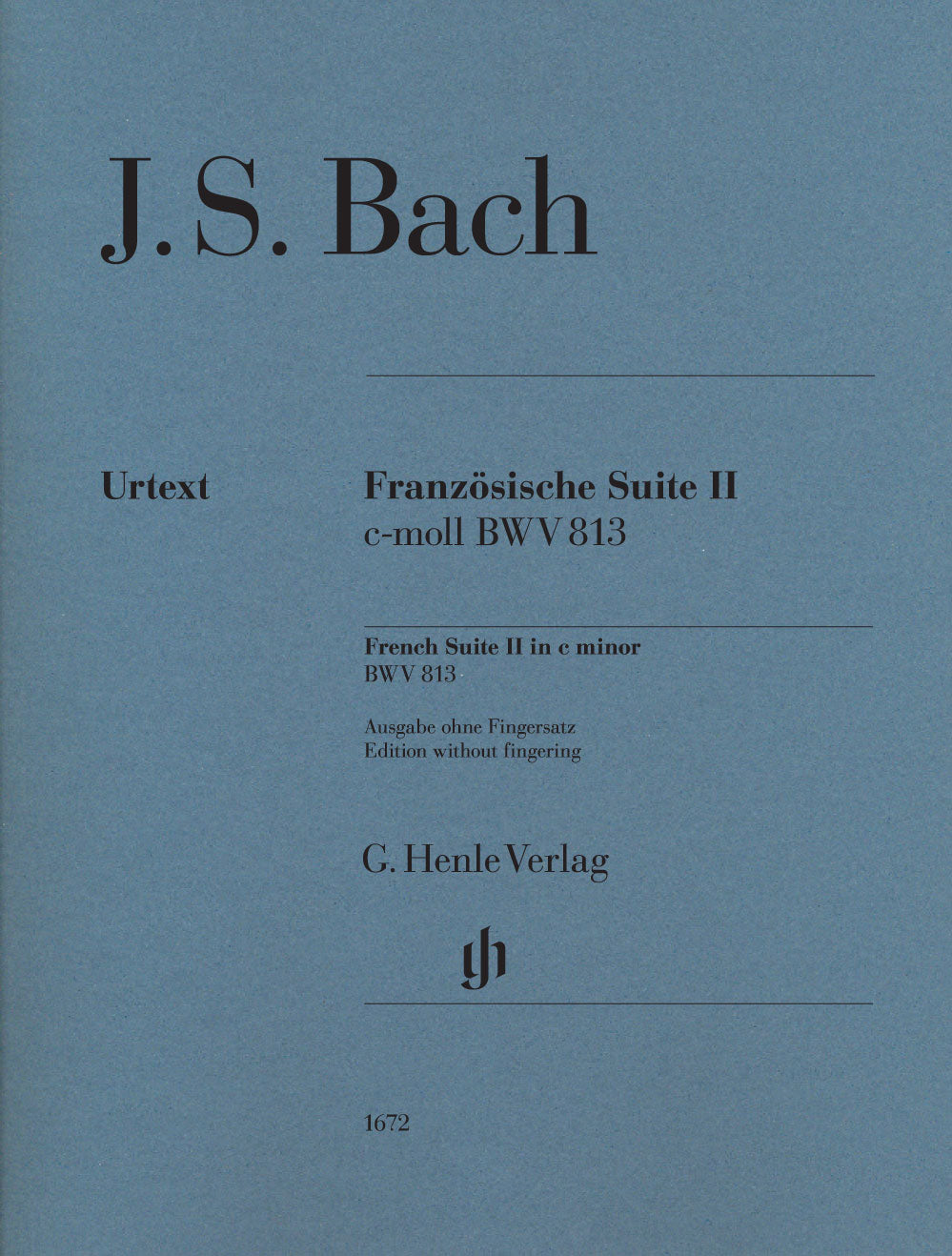 Bach, Franzosische Suite II (non-fing.) (Henle)