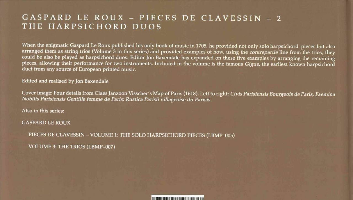 Le Roux, Pieces de clavessin 2 (Lyrebird Music)