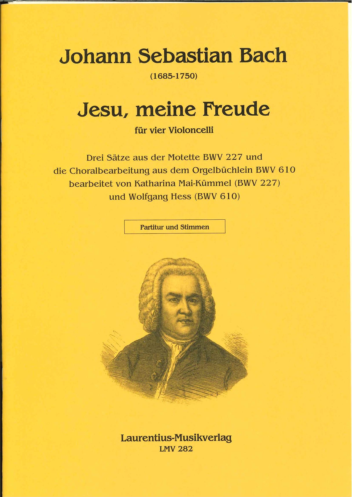 Bach, Jesu, meine Freude (4Vc) (Laurentius)