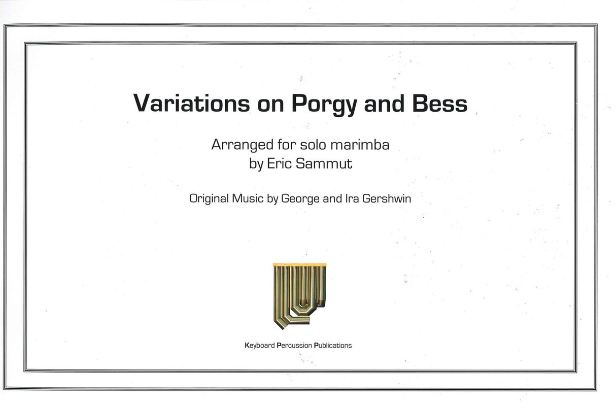 Sammut, Variations on Poggy and Bess (Keyboard Percussion Publications)