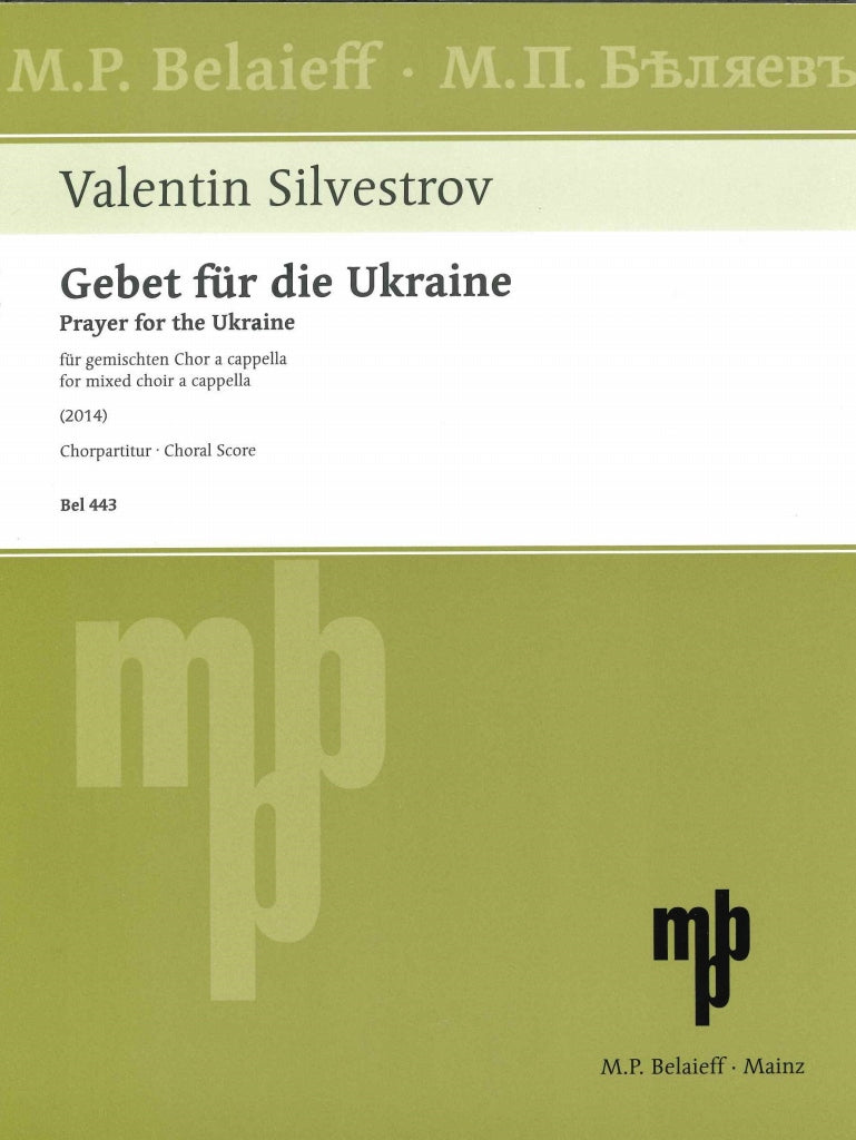 Silvestrov, Prayer for the Ukraine (Belaieff)