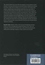 Taylor, Music, Subjectivity, & Schumann (Cambridge University Press)