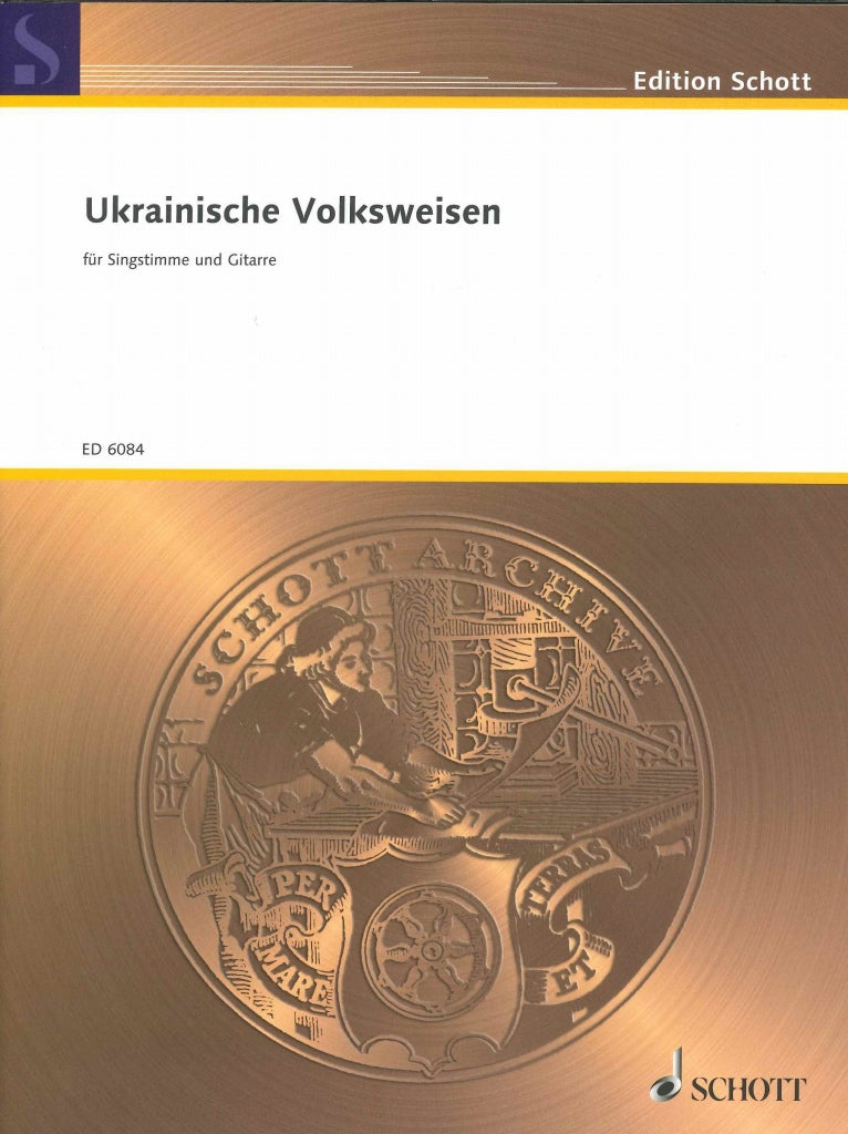 Ukrainische Volksweisen (Voice,Guit) (Schott)