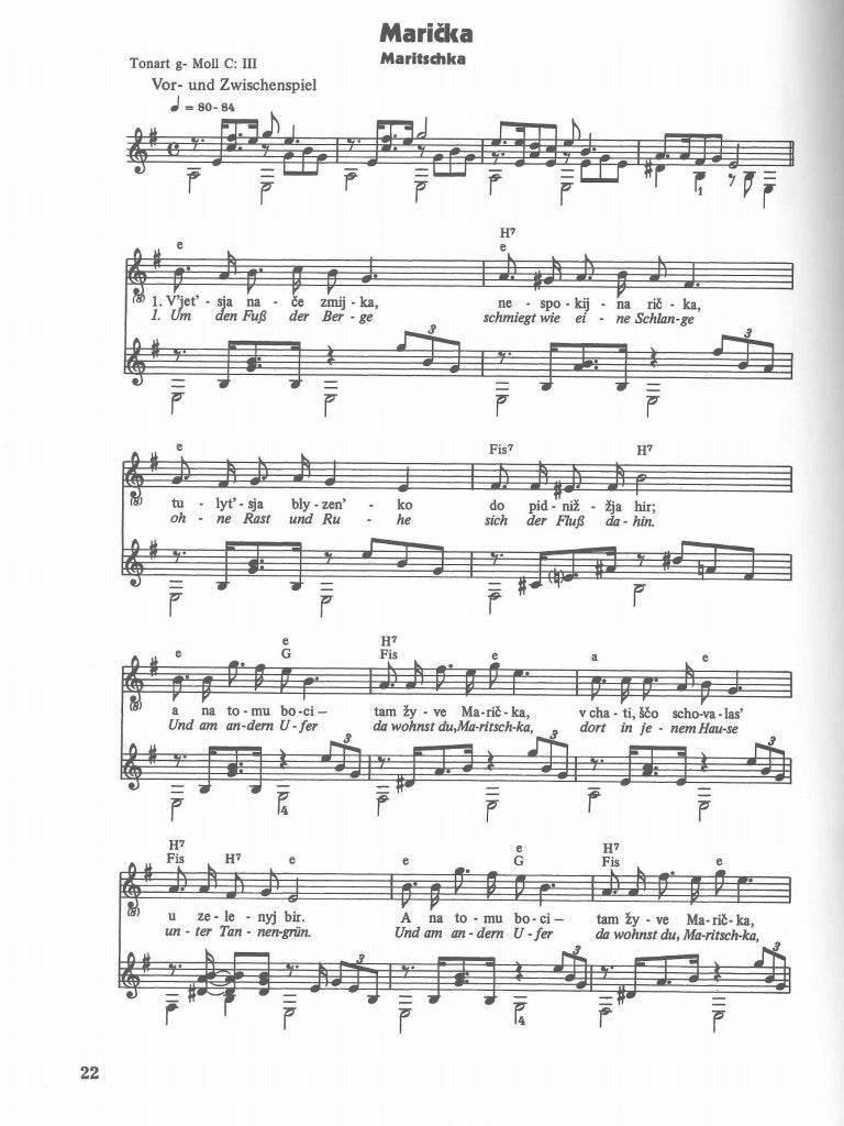 Ukrainische Volksweisen (Voice,Guit) (Schott)