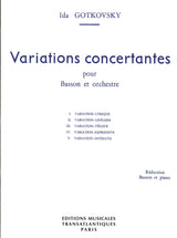 Gotkovsky, Variations concertantes (Transatlantiques)
