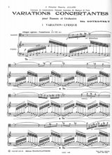 Gotkovsky, Variations concertantes (Transatlantiques)