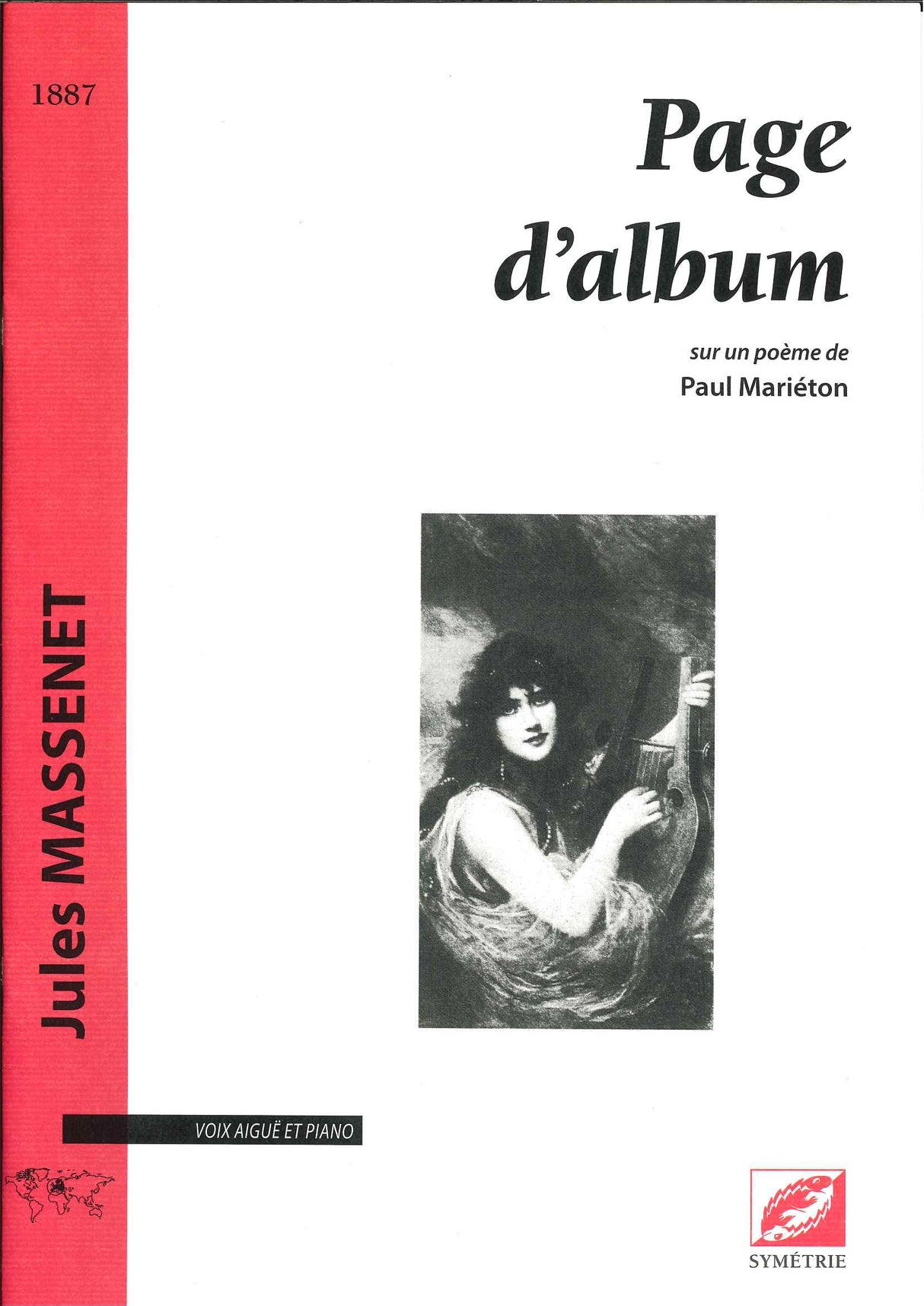 Massenet, Page d'album (Symetrie)