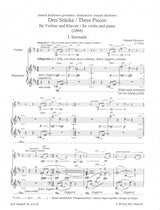 Silvestrov, 3 Stucke (2004) (Belaieff)