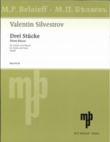 Silvestrov, 3 Stucke (2005) (Belaieff)