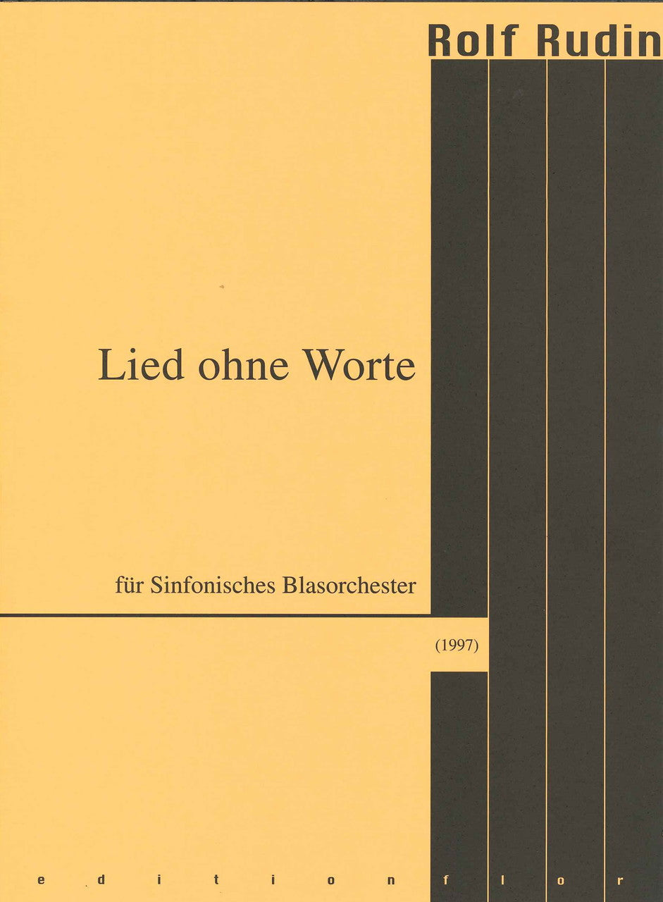 Rudin, Lied ohne Worte (Edition Flor)