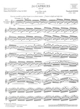 Boehm, 24 Caprices op. 26 (Billaudot)