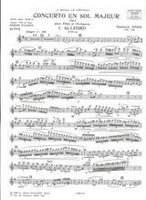 Boehm, Concerto en sol majeur op. 1 (Billaudot)