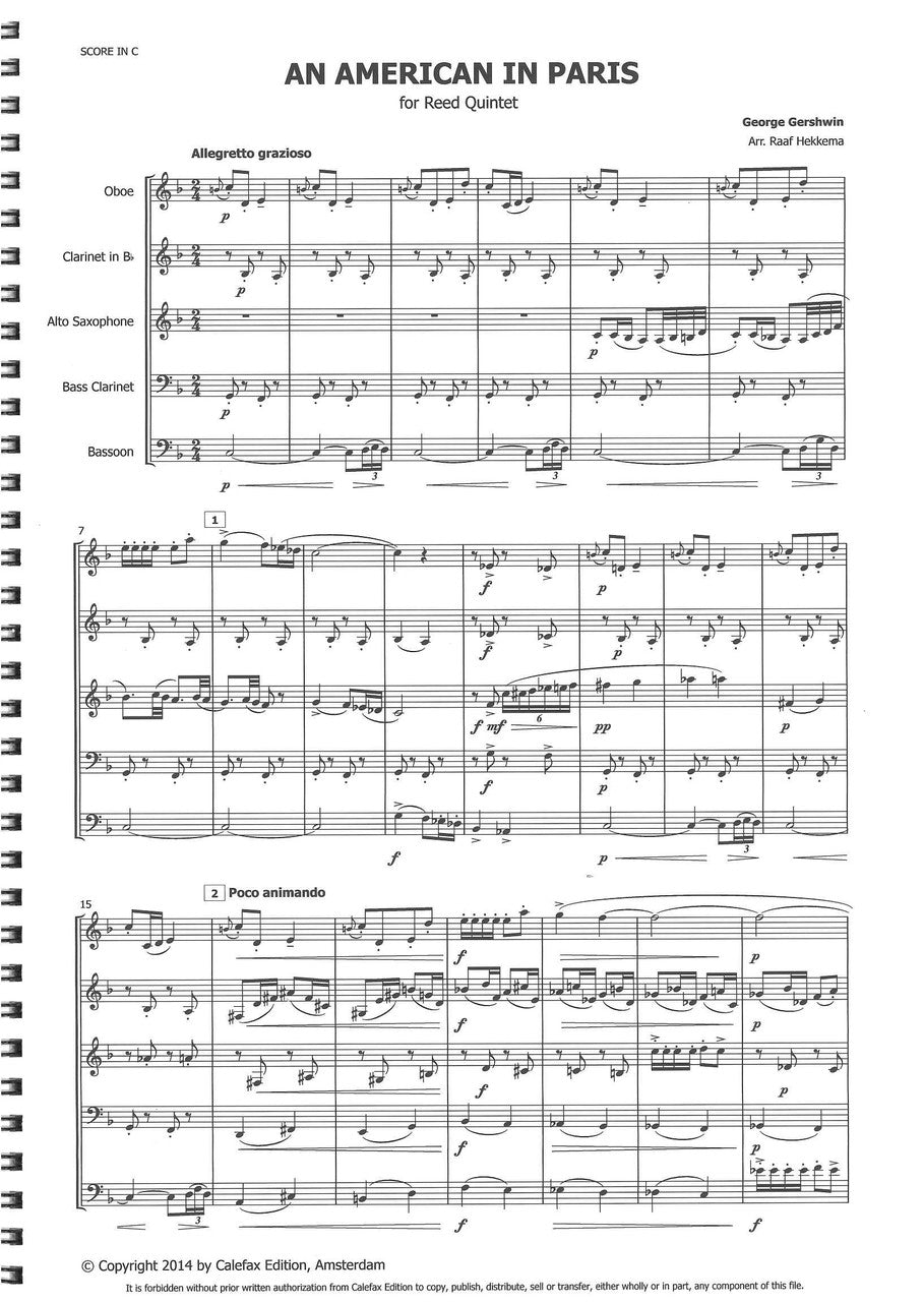 Gershwin, American in Paris (Calefax)