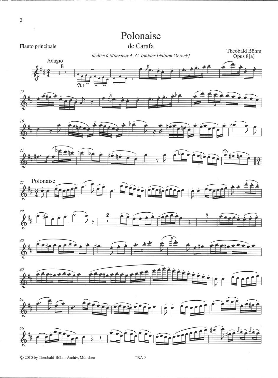 Boehm, Polonaise de Carafa, op. 8a (Theobald-Bohm-Archiv)
