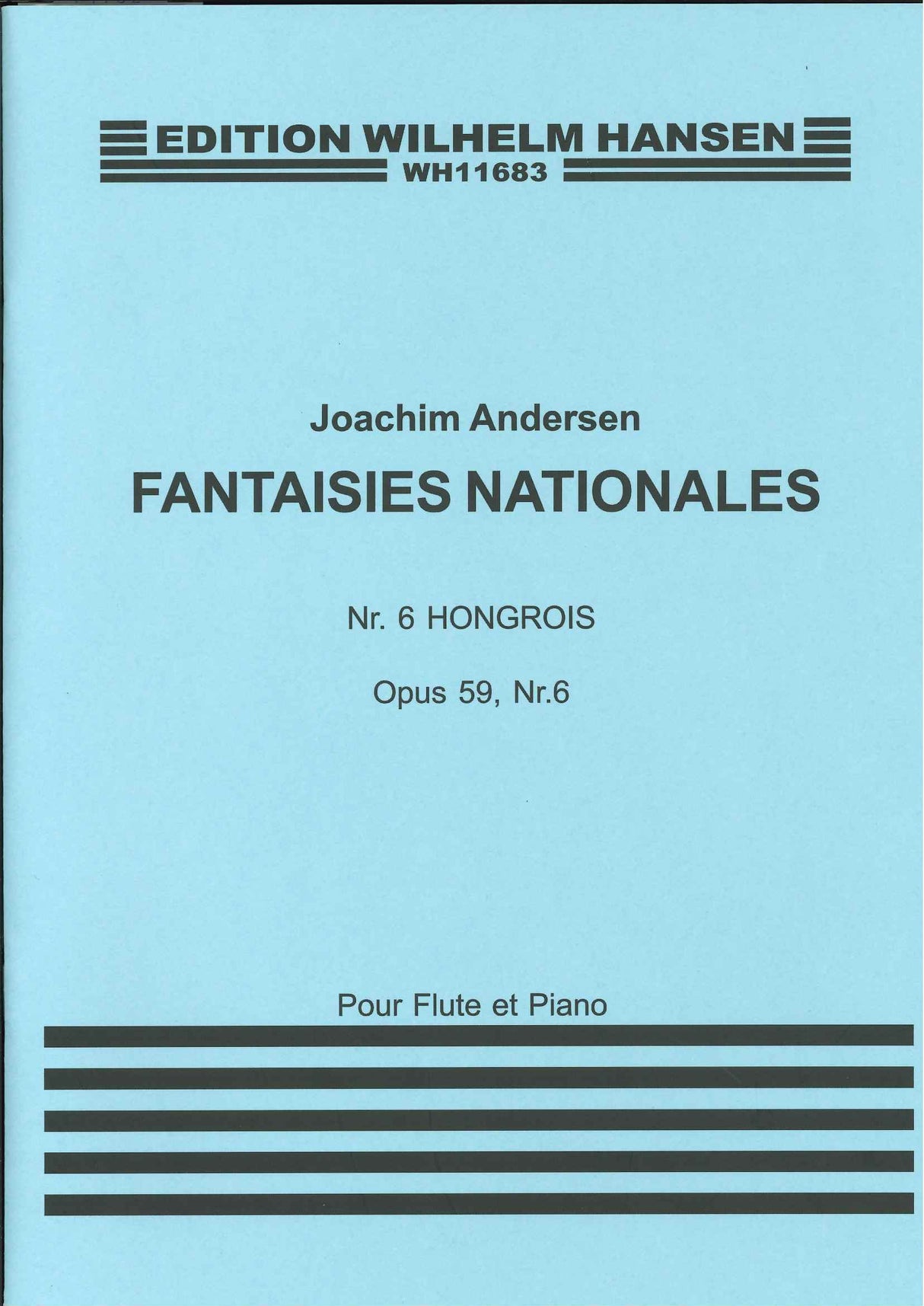 Andersen, Fantaisies op. 59, 6 Hongroise (W.Hansen)