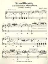Lysenko, Rhapsody No. 2 Ukrainian Folk (Duma Music)