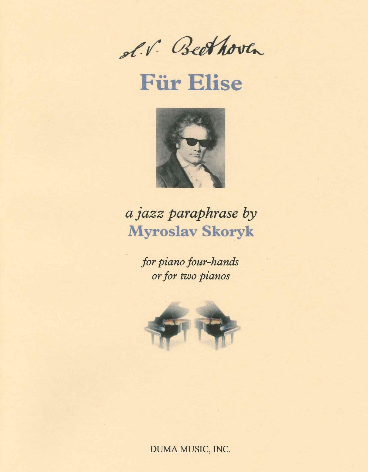 Beethoven/Skryk, Fur Elise Jazz Paraphr. (Duma Music)