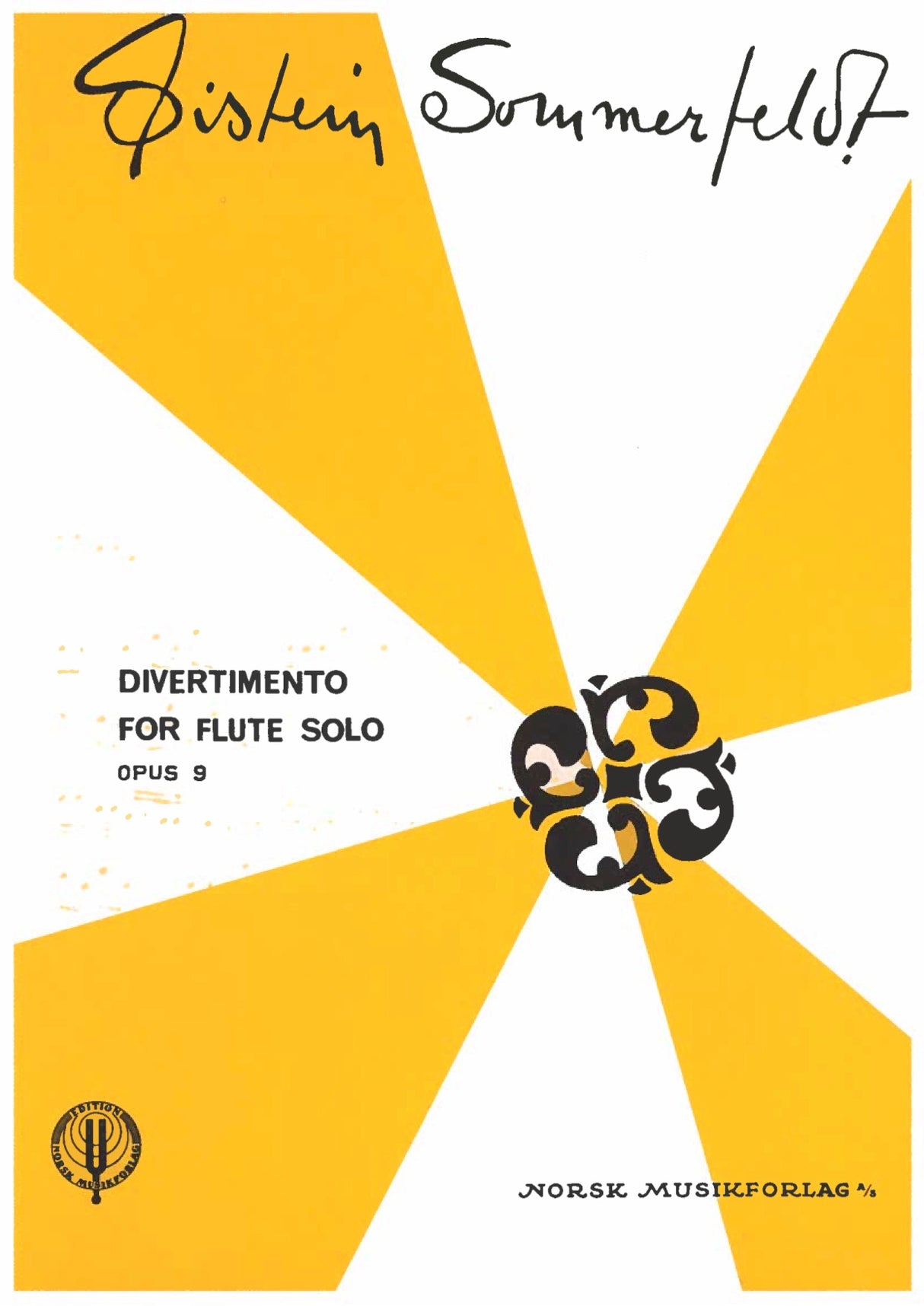 Sommerfeldt, Divertimento op. 9 Fl Solo (Norsk)
