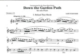 Schocker, Down the Garden Path Fl Solo (Presser)
