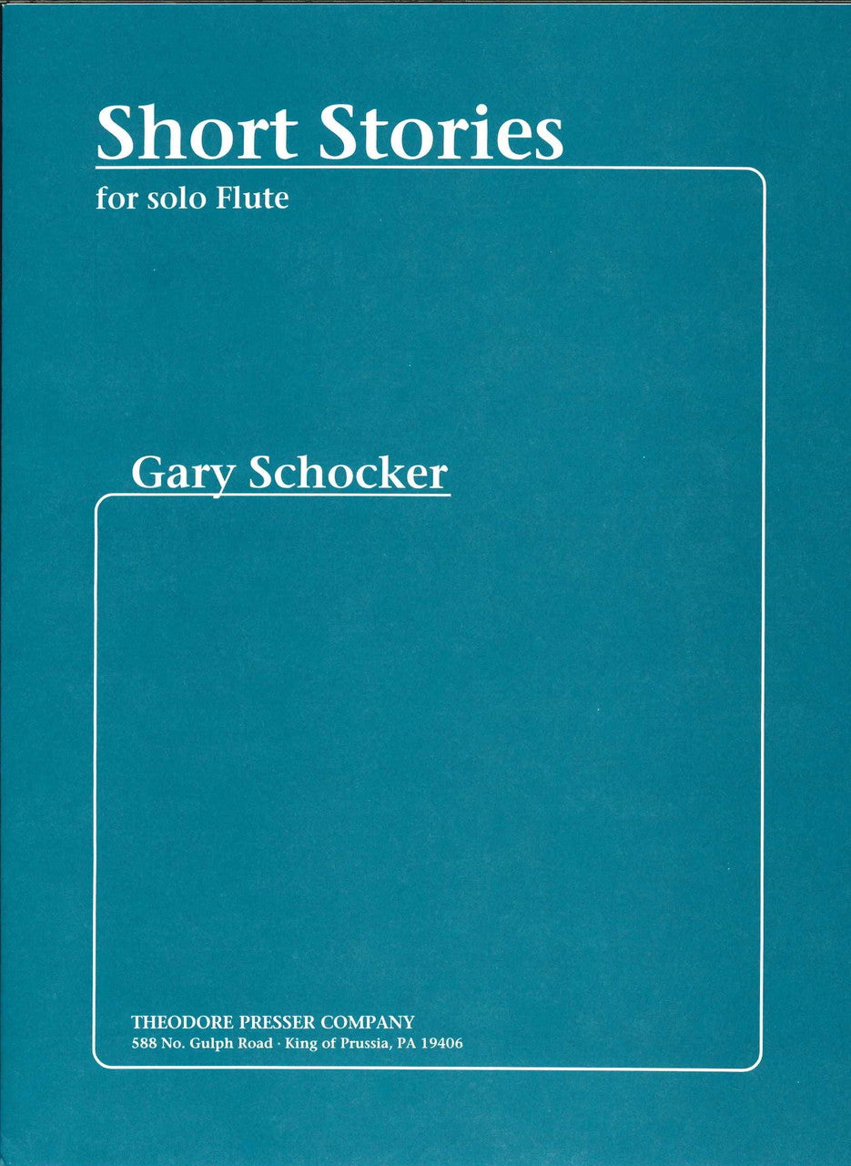 Schocker, Short Stories, for Solo Flute (Presser)