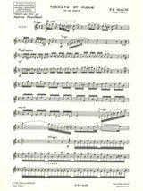 Bach, Toccata et Fugue en re (Fouillaud) (Durand)
