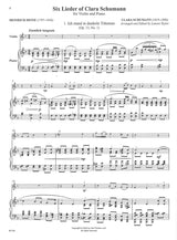 Schumann,C., 6 Lieder of Clara Schumann (Carl Fischer)