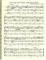 Matteis, Ayres for the Violin 3rd Part (PCH Pub.)