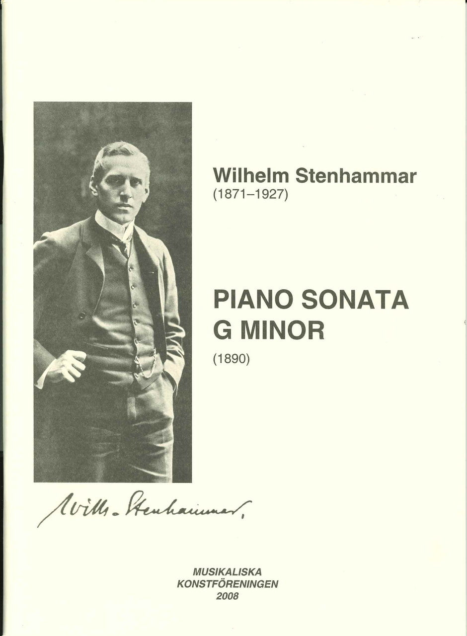 Stenhammar, Sonata in g; Critical Ed. (Musikaliska Konstforeningen)