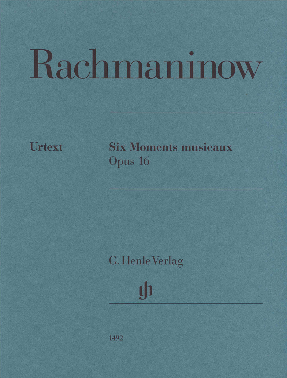 Rachmaninoff, 6 Moments musicaux op. 16 (Henle)