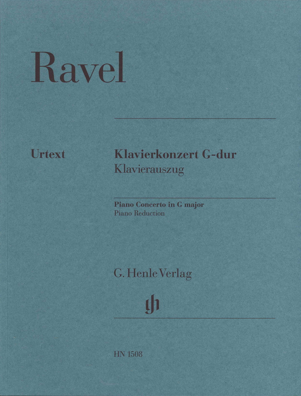 Ravel, Concerto in G (Jost/Roge) (Henle)