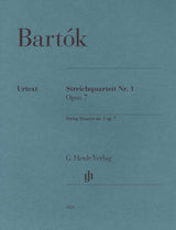 Bartok, String Quartet No. 1, op. 7 (Henle)