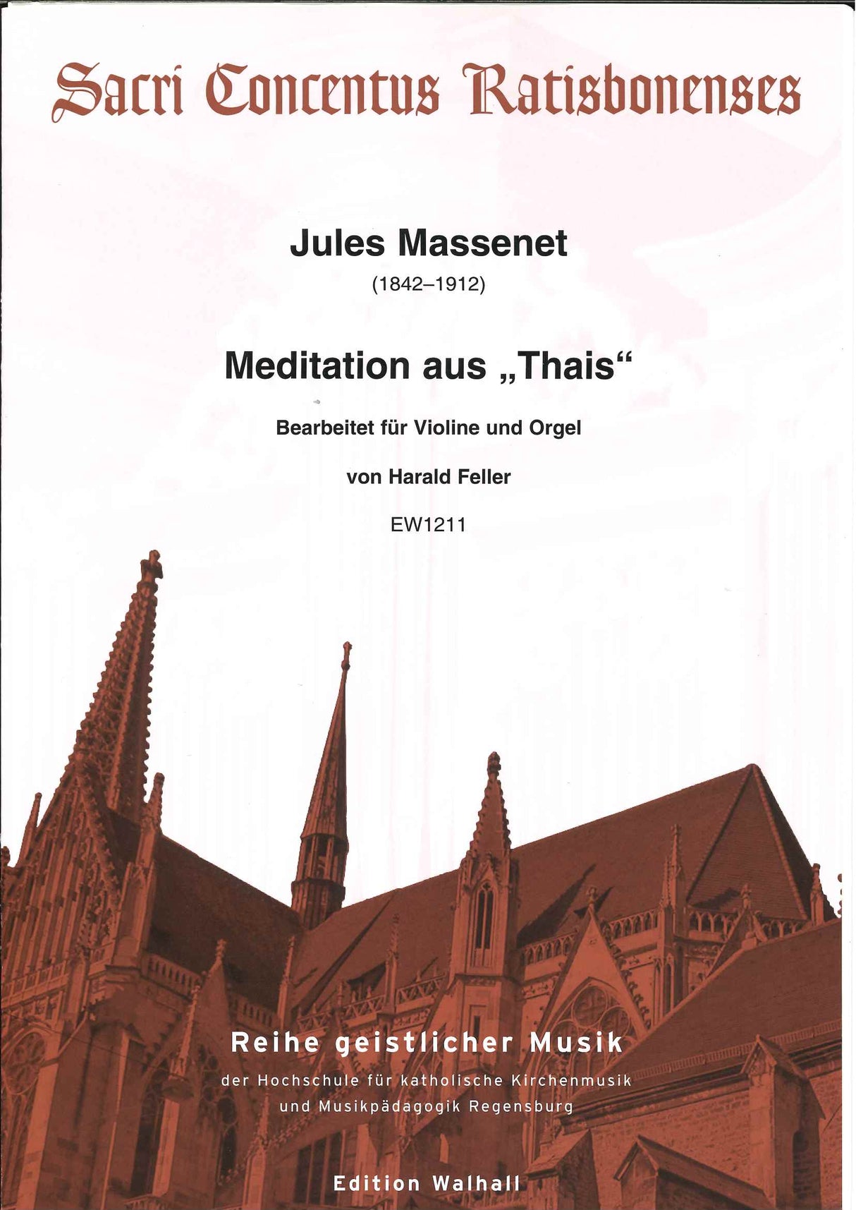 Massenet, Meditation aus 'Thais' (Vn,Org (Walhall)